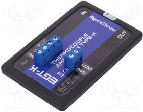 EGT-K-1-CH, Преобразователь: температуры, 8-32ВDC, OUT 1: 0-5В, 85x54x6мм