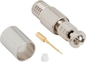 034-1127-12G, RF Connectors / Coaxial Connectors HD-BNC Strt Crp Plg Canare L-5.5CUHD 12G
