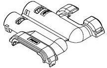 160091-6120, Automotive Connectors 1.2MM WIRE DRESS COVER RCPT 1X6