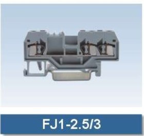 FJ1-2.5/3/B, 280-684 Проходная клемма 2,5 кв мм 3 к син