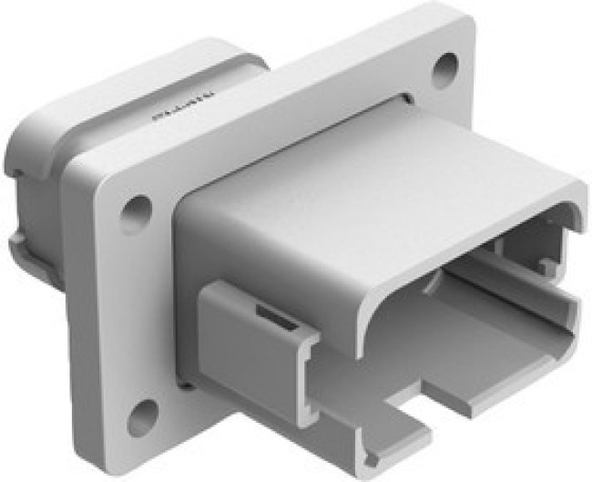 AT04-12PA-BL05, 12 POSITION RECEPTACLE FLANGE MOUNT CONNECTOR, PIN, GRAY, KEYED A, ENHANCED KEY, WITH ENDCAP 98AC8296 AT04-12PA-BL05, 12 POSITION RECEPTACLE FLANGE MOUNT CONNECTOR, PIN, GRAY, KEYED A, ENHANCED KEY, WITH ENDCAP 98AC8296