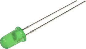 151051VS04000, Standard LEDs - Through Hole WL-TMRC THT Mono Diffusd Rnd5mm BrtGn