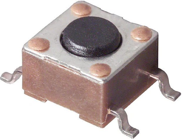 2-1437565-8, Кнопка тактильная миниатюрная 0.05A 12VDC