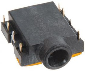 (12G14031106V) PHONE JACK 6P R/A 3POLE DIP