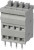 TBL009V-254-04GY-2GY, Fixed Terminal Blocks Terminal block, screwless, 2.54, Vertical, 4, Gray w Gray Button