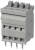 TBL009V-254-04GY-2GY, Fixed Terminal Blocks Terminal block, screwless, 2.54, Vertical, 4, Gray w Gray Button