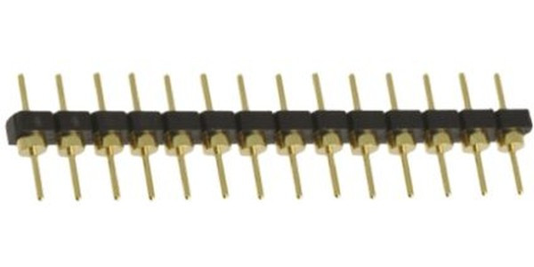 BBL-114-G-F, Headers &amp; Wire Housings .100" Low Profile Single Row, Screw Machine Terminal Strip