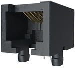 54601-908WPLF, Modular Jack, Input Output Connectors, Cat 3 Single Modular Jack, Horizontal, Board Through Mount, 8P8C, 1 Port