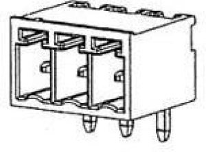 284513-3, Pluggable Terminal Blocks HEADER 3P R/A 3.81MM
