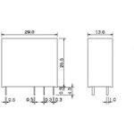 TRIH-5VDC-SD-2CM-R, Реле электромагнитное силовое