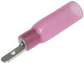 MDD1.25-110(8) HST Red, Клемма ножевая изолированная M-типа (вилка) MDD 1.25-110 (8) мм, HST, красная