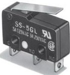 SS-01GL-ET, Basic / Snap Action Switches 8g HINGE LEVER TAB