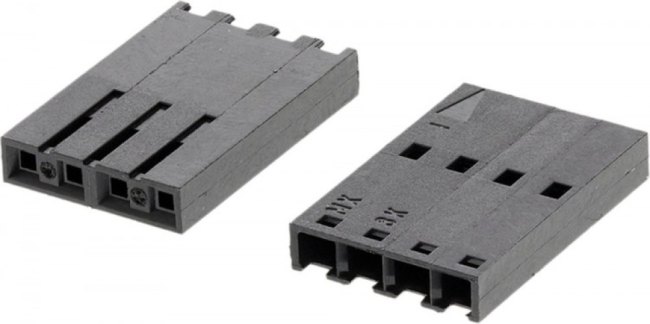 50-57-9004, Headers & Wire Housings HSG 4P SINGLE ROW NON-POLARIZED 50-57-9004, Headers & Wire Housings HSG 4P SINGLE ROW NON-POLARIZED