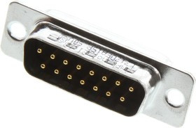 L717DFA15P, D-Sub Standard Connectors 15P MALE SHELL SZ D L717DFA15P, D-Sub Standard Connectors 15P MALE SHELL SZ D