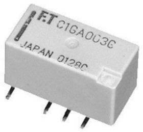 FTR-C1CA003G, Реле: электромагнитное, DPDT, Uобмотки: 3ВDC, 0,3A/125ВAC, 2A
