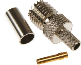 HYR-0704A (mini UHF-7603A) (GMU-704), Разъем mini UHF, гнездо, RG-58, обжим (Crimp)