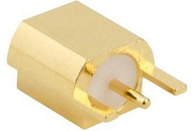 252151-75, Разъем РЧ / Коаксиальный, MCX Коаксиальный, Прямое Гнездо, Торцевой, 75 Ом