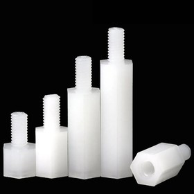 Стойка для печатных плат нейлоновая (белая) М3 высота 16мм (папа-мама)