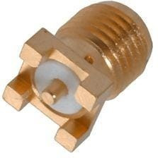 142-0711-201, RF Connectors / Coaxial Connectors SMT VERTICAL JACK 50ohm 18GHz GOLD