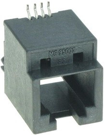 95503-6651, Modular Connectors / Ethernet Connectors VERT SMT 6/4 RJ11 LOW PROFILE