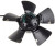 A2D250-AA02-01, A Series Axial Fan, 250 x 83mm, 1845m³/h, 160W, 230/400 V ac A2D250-AA02-01, A Series Axial Fan, 250 x 83mm, 1845m³/h, 160W, 230/400 V ac