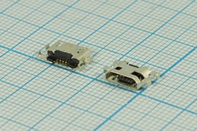 Разъем microUSB REV розетка, тип B, контакты 5C4HP, на плату, угловой, microUSBB5SADREV Разъем microUSB REV розетка, тип B, контакты 5C4HP, на плату, угловой, microUSBB5SADREV