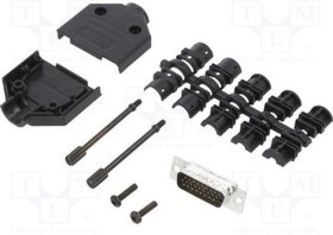 DTPKP-26MHSL, Разъем D-Sub HD; PIN: 26; "папа"; прямой; пайка; н