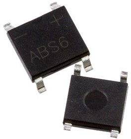 ABS6-YAN, Диодный мост: однофазный, 600В, If: 1А, Ifsm: 35А, ABS, SMT