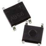 ABS6-YAN, Диодный мост: однофазный, 600В, If: 1А, Ifsm: 35А, ABS, SMT