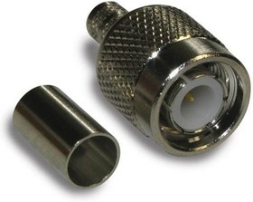 122111, RF Connectors / Coaxial Connectors TNC ST CRIMP PLUG RG59 75 OHM 3PC DL
