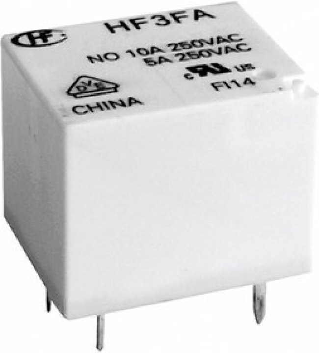 HF3FA/012-ZST, Сверхминиатюрное силовое реле серия HF32A SPDT (одна контактная группа-два направления) катушка 12В