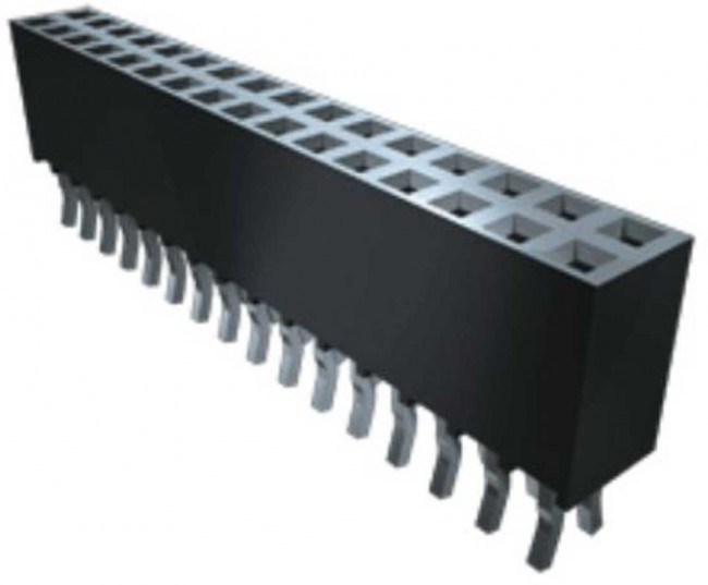 SSQ-119-02-T-S, Headers &amp; Wire Housings Tiger Buy Socket Strip with Square Tails, 0.100" Pitch
