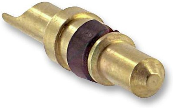 L17DM537457, Male Solder D-Sub Connector Power Contact, Gold Power, 10 AWG