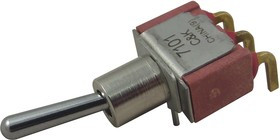 7101SD9ABE, Переключатель: тумблер; Пол: 2; SPDT; ON-ON; 0,02A/20ВAC; -30-85°C