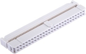 50-Way IDC Connector Socket for Cable Mount, 2-Row