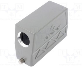 D24B-TE-4G-PG21, Корпус: для разъемов HDC, размер D24B, на провод, прямой, PG21