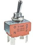 S331F, Toggle Switches 20A 125-250VAC 20VDC DPSTON-OFF QC CSA S331F, Toggle Switches 20A 125-250VAC 20VDC DPSTON-OFF QC CSA