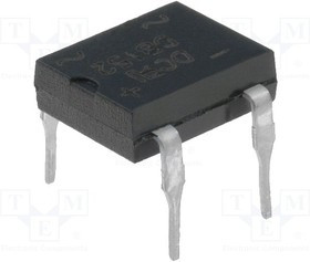 DB152, Диодный мост: однофазный, 100В, If: 1,5А, Ifsm: 50А, DB-1, THT, туба