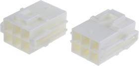 VLR-06V, Вилка; провод-провод; "папа"; PIN: 6; без контактов; на провод