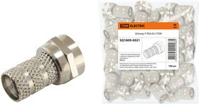 Штекер F RG6 б/п TDM