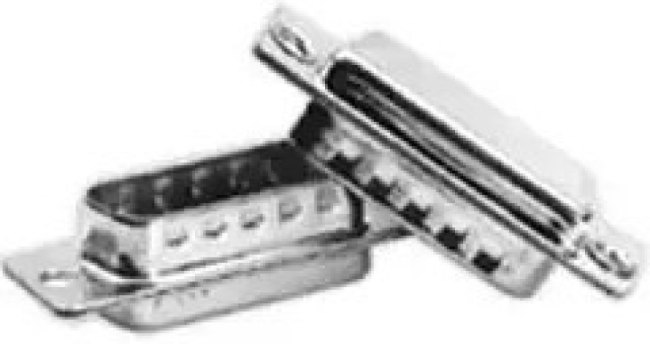 165X12989X, D-Sub Tools &amp; Hardware CAP METAL 25 POS FEMALE