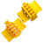 927366-1, Conn Housing RCP 8 POS Crimp ST Cable Mount Yellow Bag Automotive