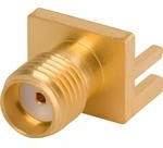 2985-6038, Conn SMA 0Hz to 18GHz 50Ohm Solder ST Edge Mount RCP Gold Over Nickel Bag