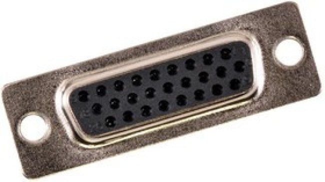 1731130061, Conn D-Sub F 26 POS 1.98mm Solder Cup ST Cable Mount 26 Terminal 1 Port Tray