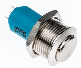 AV0611A200, Push Button Switch, Latching, Through Hole, 16.2mm Cutout, SPST, 250V ac, IP65 AV0611A200, Push Button Switch, Latching, Through Hole, 16.2mm Cutout, SPST, 250V ac, IP65