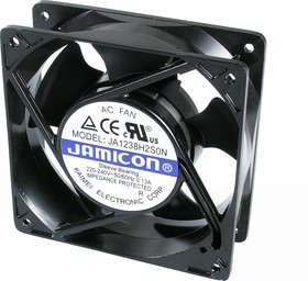 JA1238H2S0N-T (JA1238H2S010N- T-R)(клеммы) 220V (120х120х38) S(втулка) CFM85/dBA45 Jamicon вентилятор