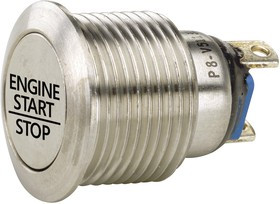 P8-V000017, Push Button Switch, Momentary, Threaded, SPDT, 28 V dc, 115V ac, IP64, IP68S, IP69K