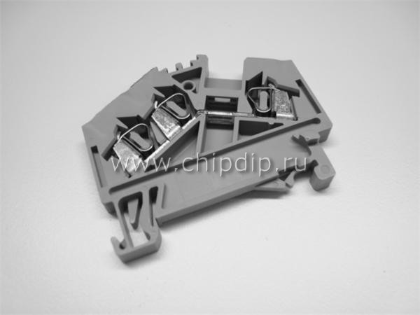 280-641, Клеммная колодка на DIN рейку, 3 вывод(-ов), 28 AWG, 12 AWG, 2.5 мм², Зажим, 24 А