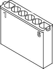 172673-3006, Power to the Board Super-Sabre 7.5mm Plg Hsg GlwWire 6Ckt
