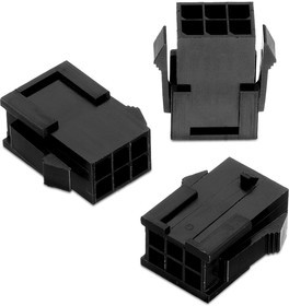66200421822, WR-MPC3 Male Connector Housing, 3mm Pitch, 4 Way, 2 Row